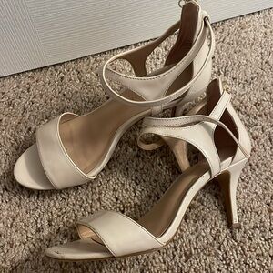 Cream heels